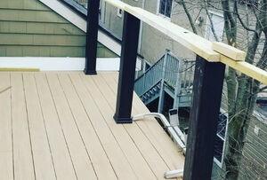 Deck and porch rebuilding project