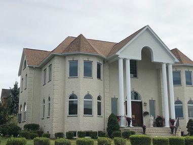 Home with large replacement windows